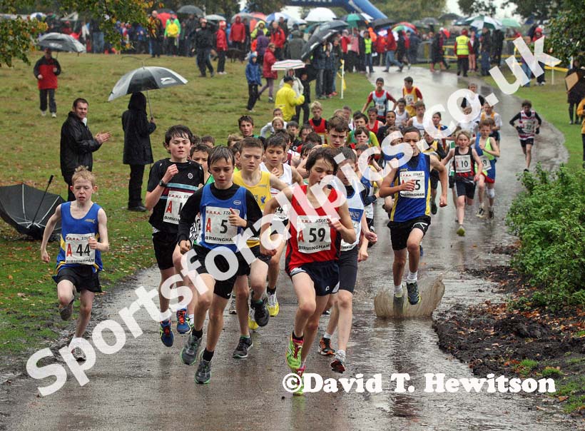 Start of the under-13 boys ERRA Natioanl Athletes Road Relay. Photo: David T. Hewitson/Sports for All Pics